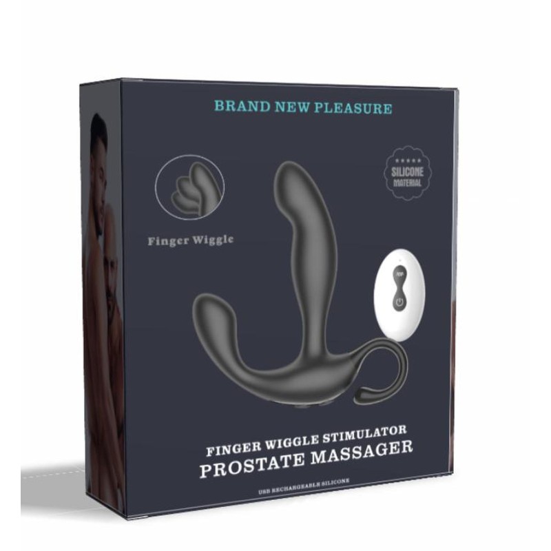 Finger Wiggle Prostate Massager with remote